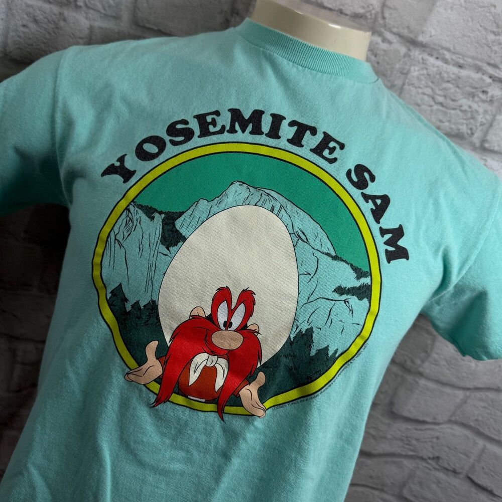 VTG 90s Looney Tunes Yosemite Sam T-Shirt Medium Delta Apparel Warner Bros
